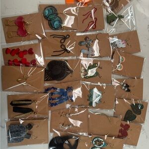 Assorted Fashion Earrings - Mixed Colors